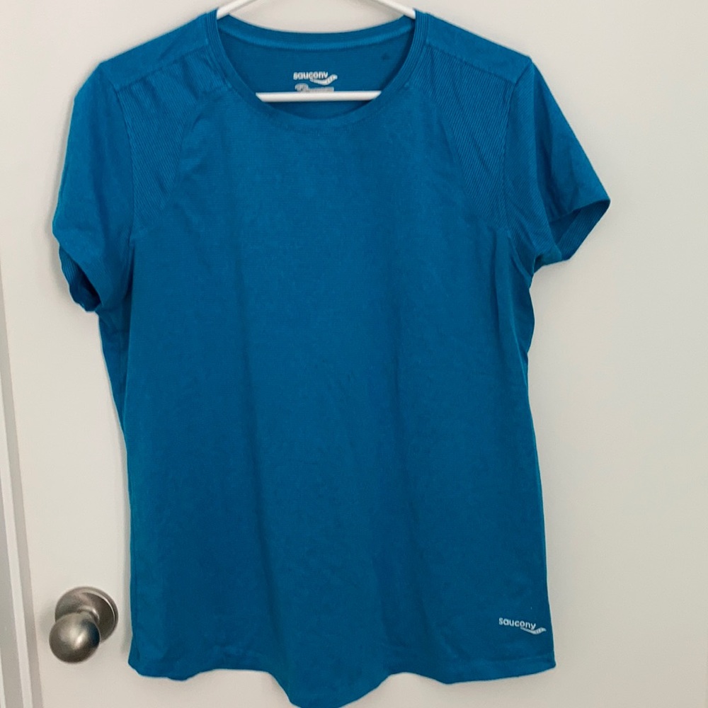Saucony running shirt.
